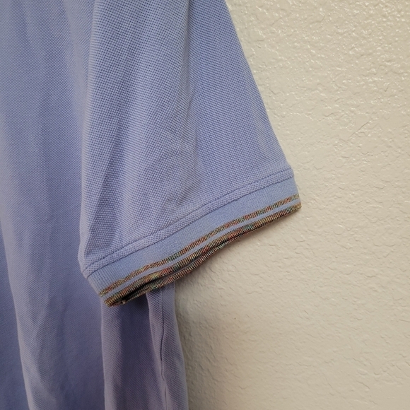 Robert Graham Blue Polo Shirt - Picture 4 of 6